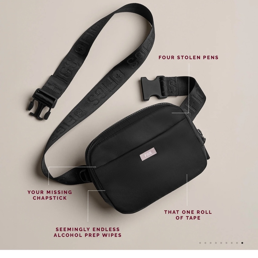 Figs belt bag black NWT - Picture 3 of 10